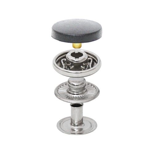 Spring Snap Button with Nylon Cap