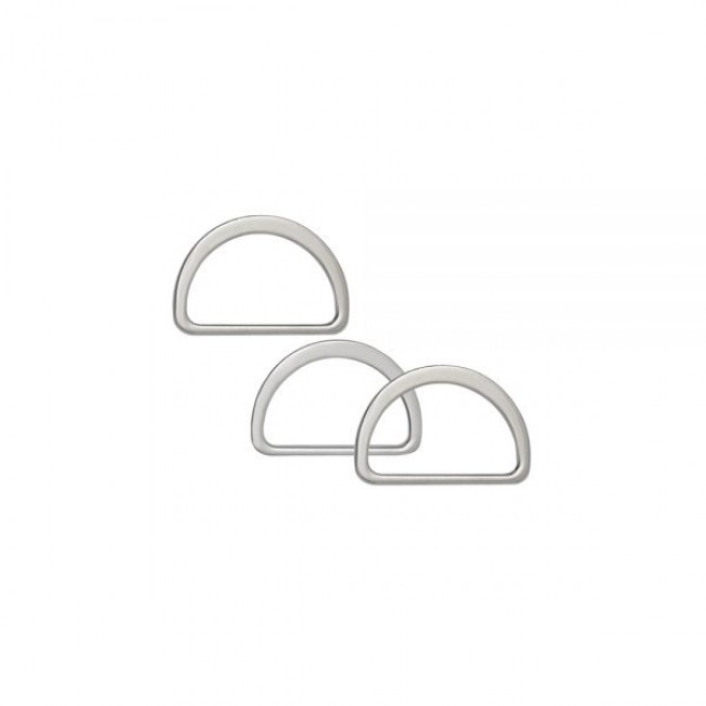 Alloyed Flat D Buckle detail view