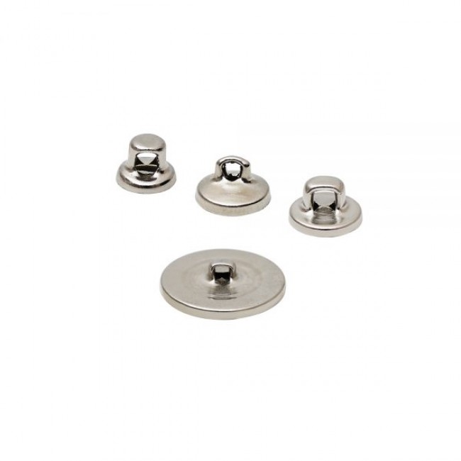 Brass Flat Metal Backs detail view