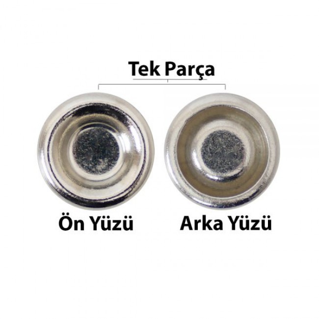 Prong Snap Button Rivet detail view