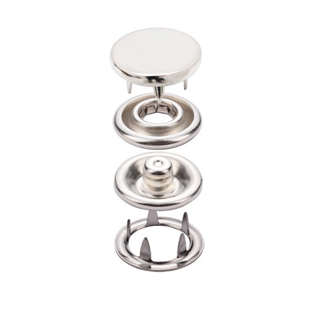 Prong Snap Button With Coin Cap detail view