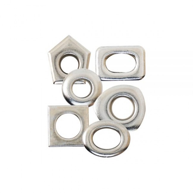 Shaped Eyelets In Brass detail view