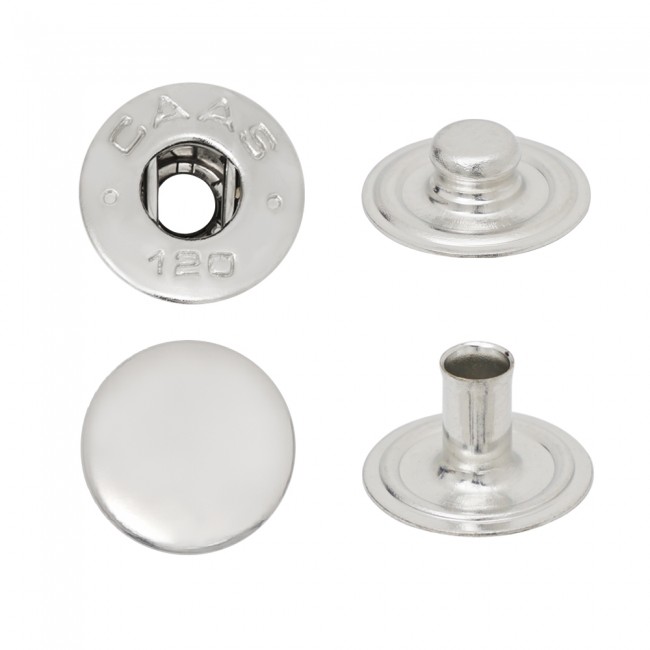 Spring Snap Button with Flat Socket detail view