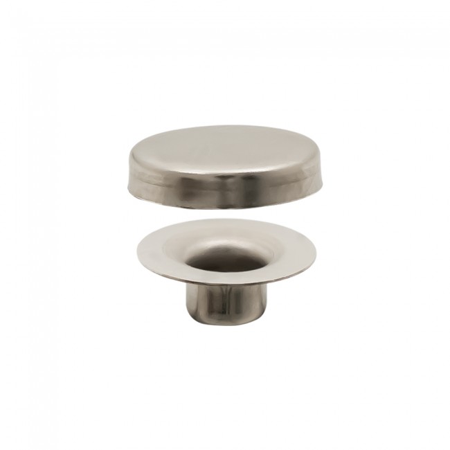 Stainless Cap and Inner Rivet detail view