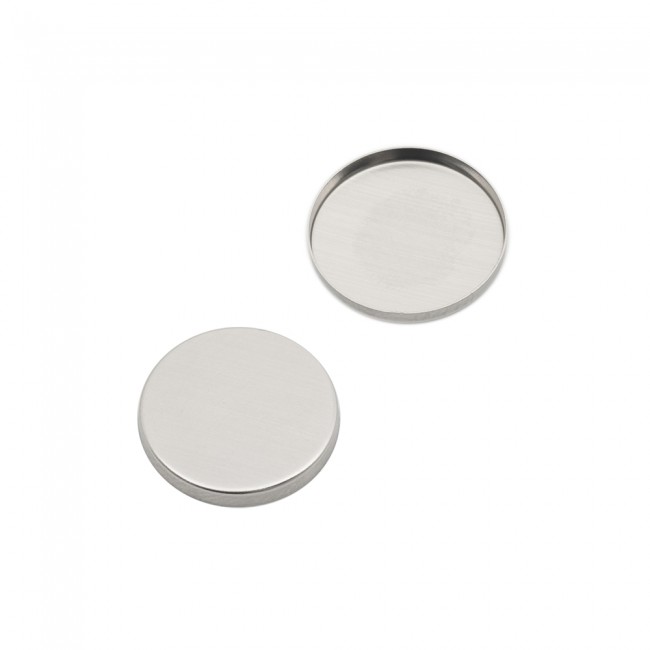 Stainless Jean Button Metal Backs and Caps detail view