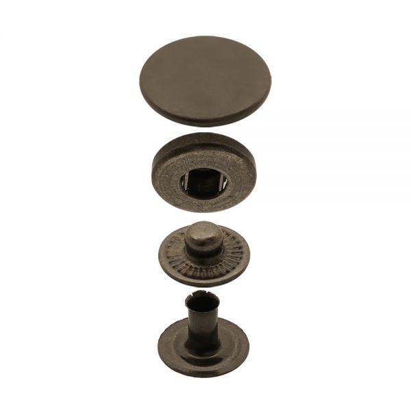 Stainless Spring Snap Button detail view