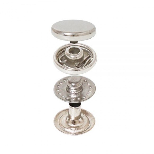 Vt2 Mini Spring Snap Button with Coin Cap detail view