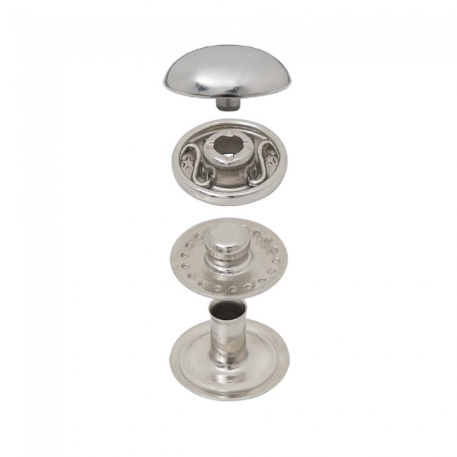 Vt2 Mini Spring Snap Button with Curved Cap detail view