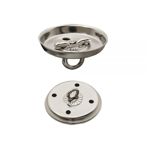 Wire Loop Back Button - Buttons and Metal Backs by Ata Buttons