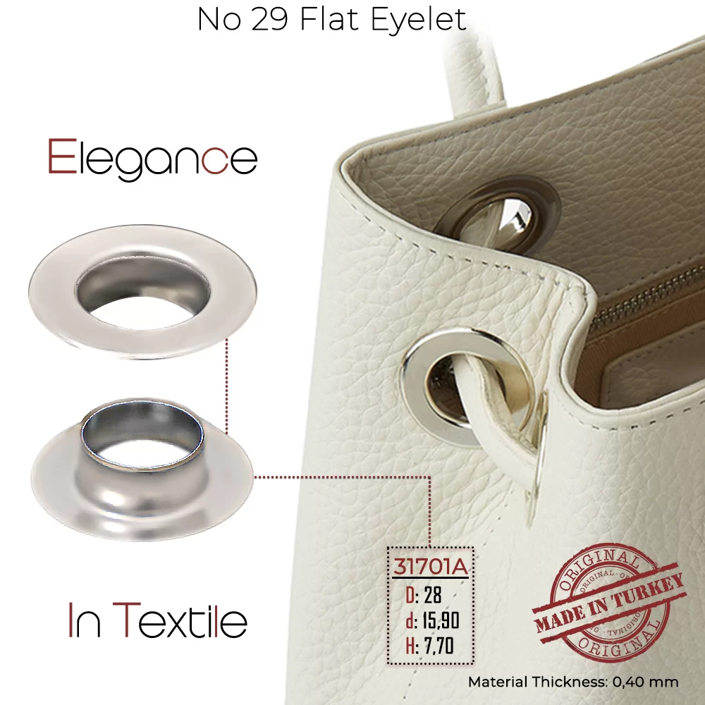New Production - No 29 Flat Eyelet