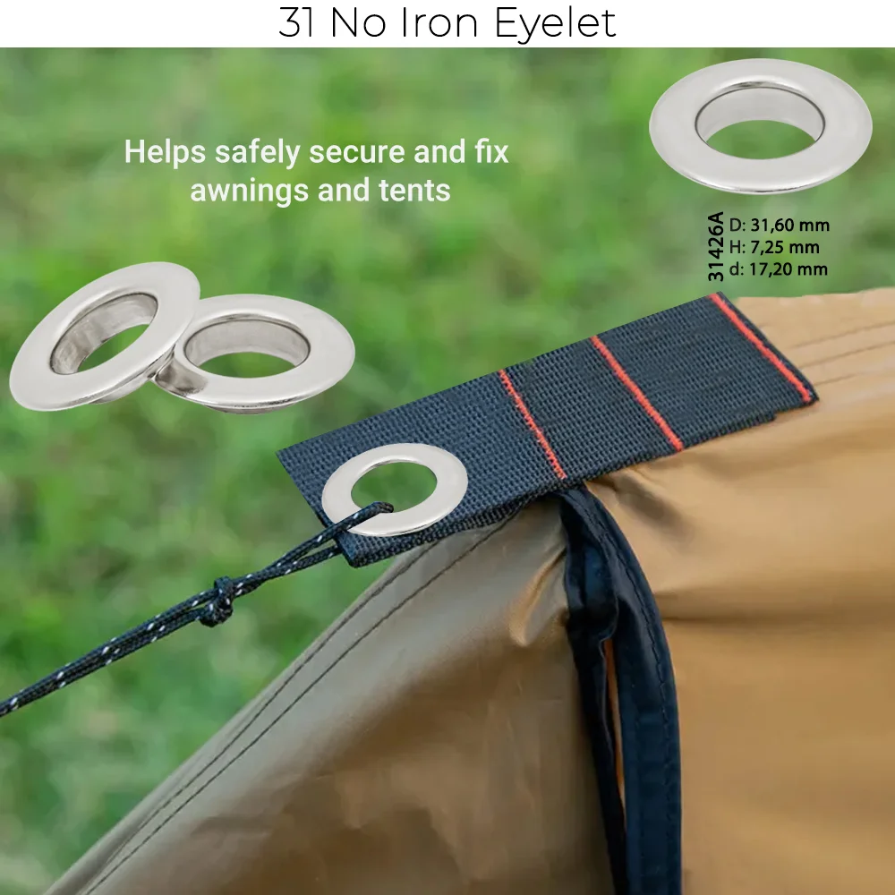 New Production - 31 No Iron Eyelet