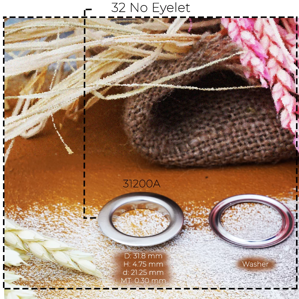 New Production - No 32 Brass Eyelet