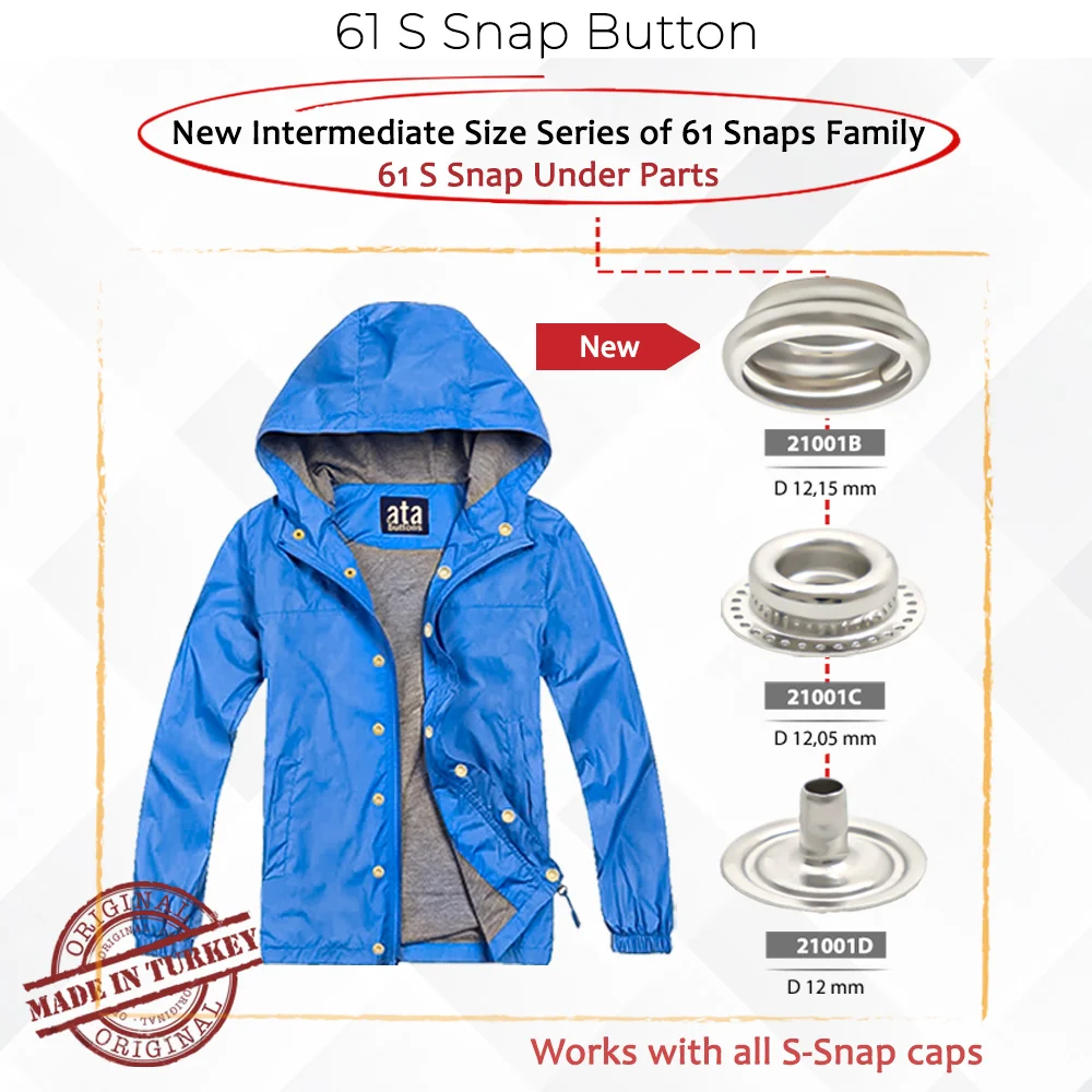 New Production - 61 S Model Press Snap Button