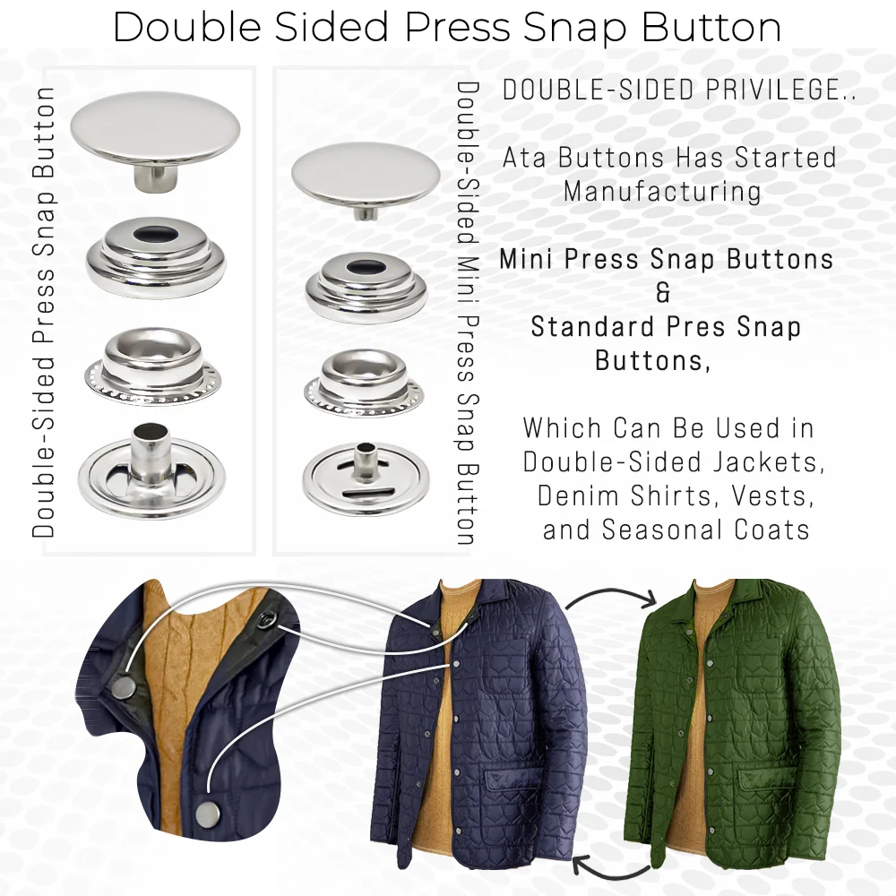 New Production - Double Sided Press Snap Buttons