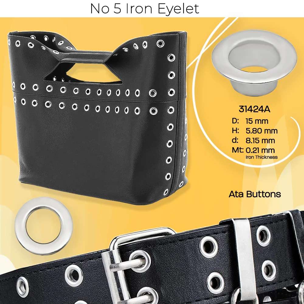 New Production - No 5 Iron Eyelet