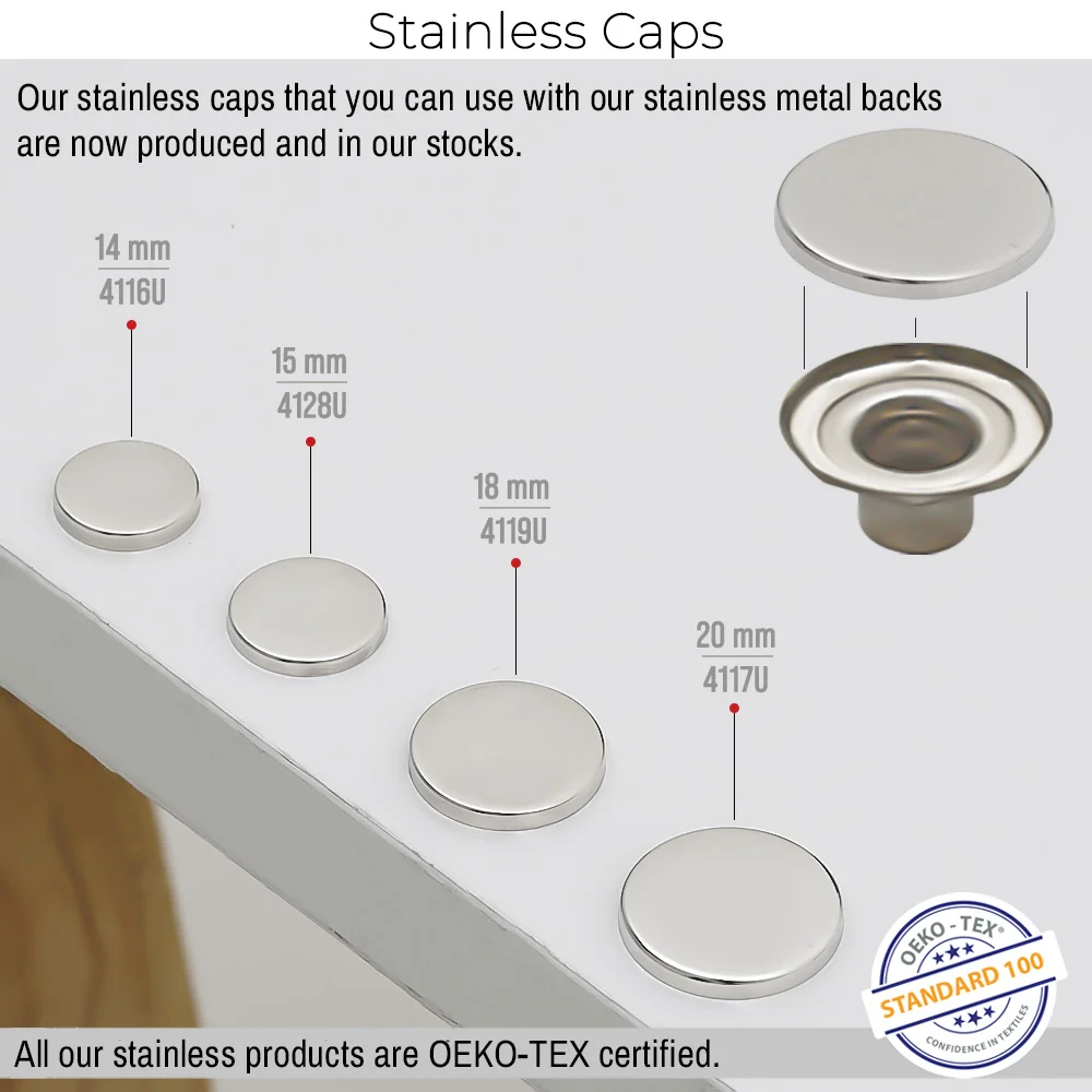 New Production - Stainless Caps