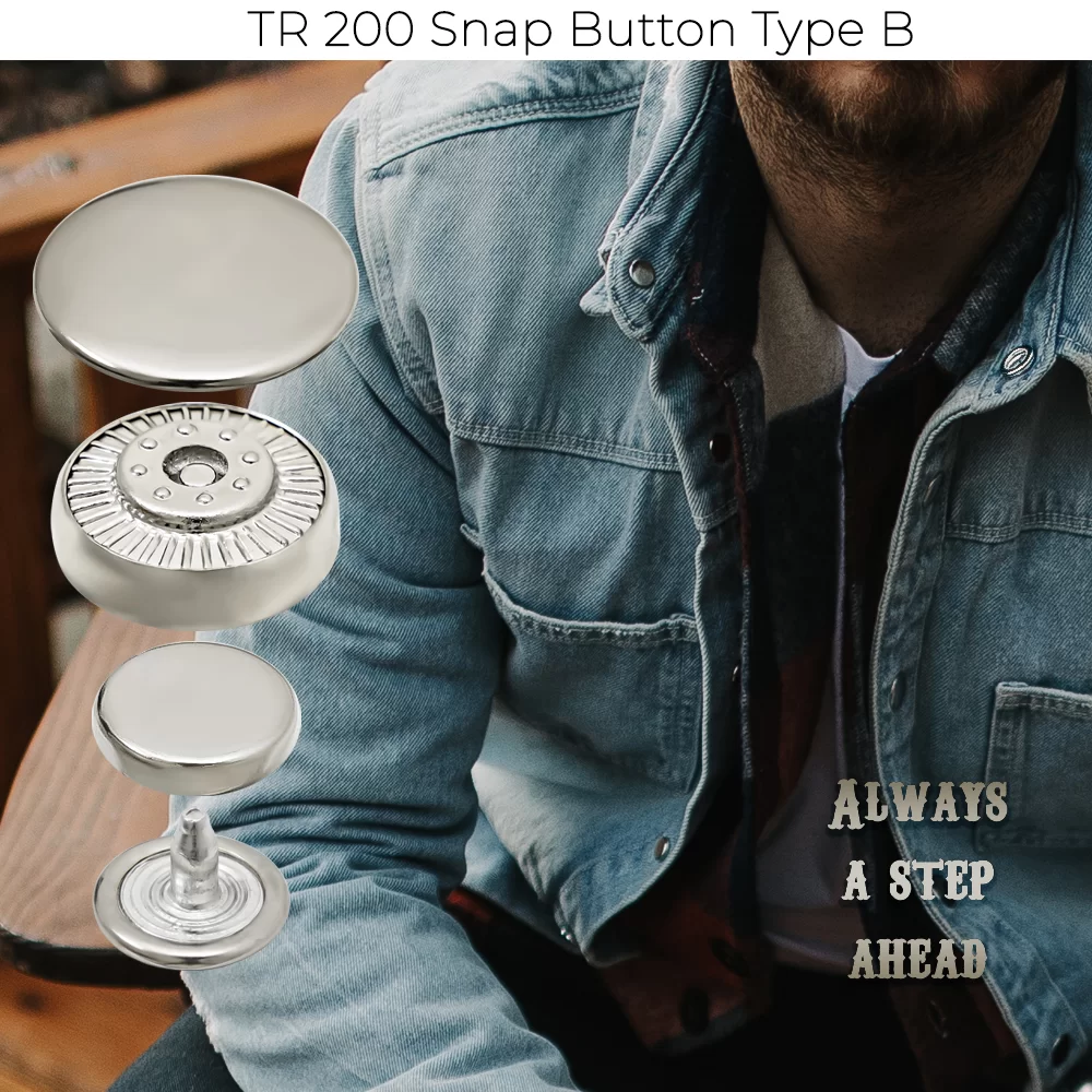 New Production - TR 200 Snap Button Type B