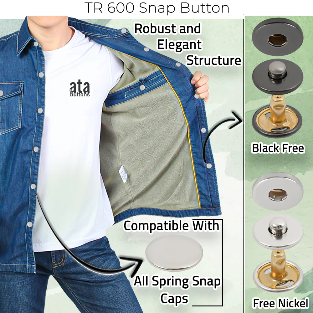 New Production - TR 600 Snap Button