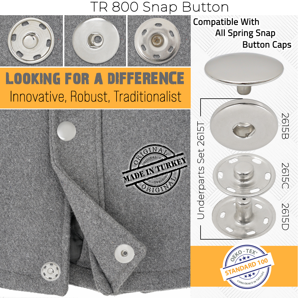 New Production - TR 800 Snap Button