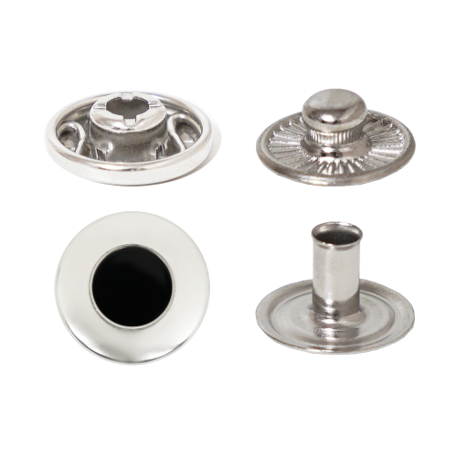 Spring Snap Button with Curved Flat Top Epoxy Cap Spring Snap Button with Curved Flat Top Epoxy Cap