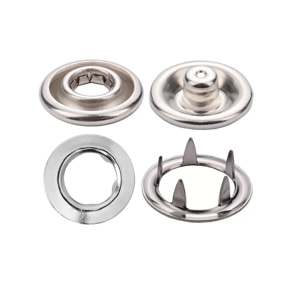 Prong Snap Button with Wide Ring