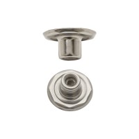 Stainless Perforated Jean Button Metal Back Stainless Perforated Jean Button Metal Back