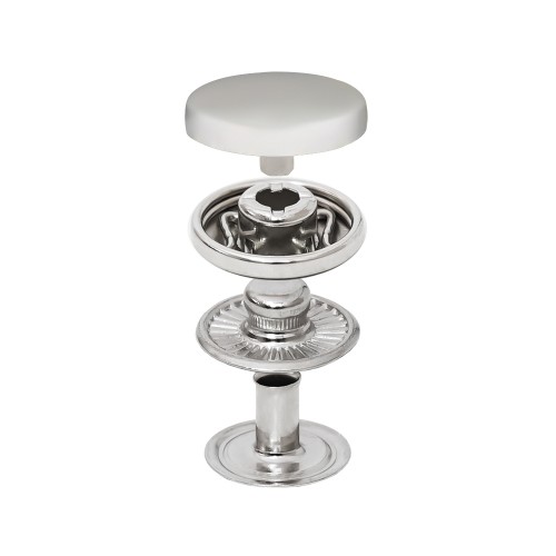 Stainless Plastic Cap Spring Snap Button Stainless Plastic Cap Spring Snap Button