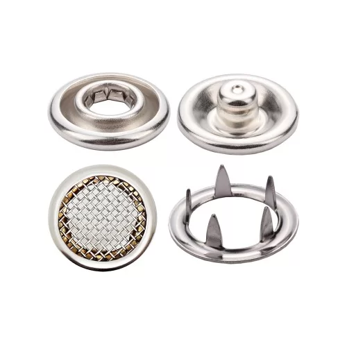 Meshed Prong Snap-Button