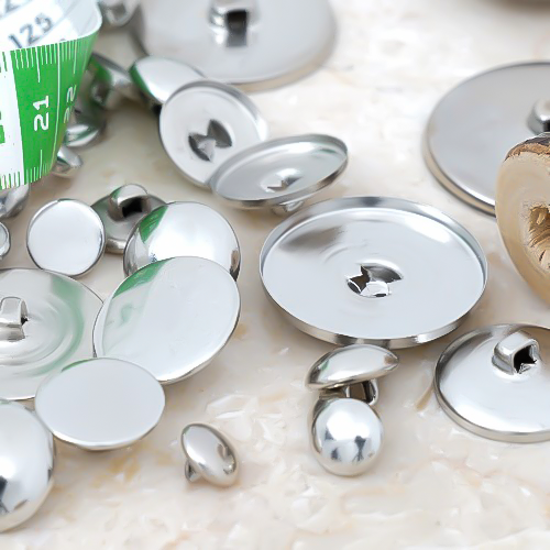 Buttons and Metal Backs