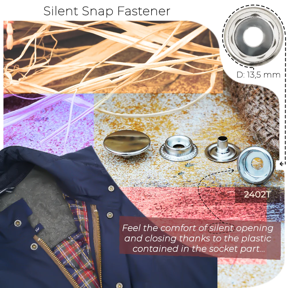 New Production - Silent Snap Fastener
